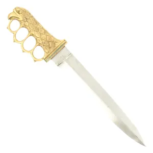 Original U.S. WWI Brass Eage Trench Knuckle Knife