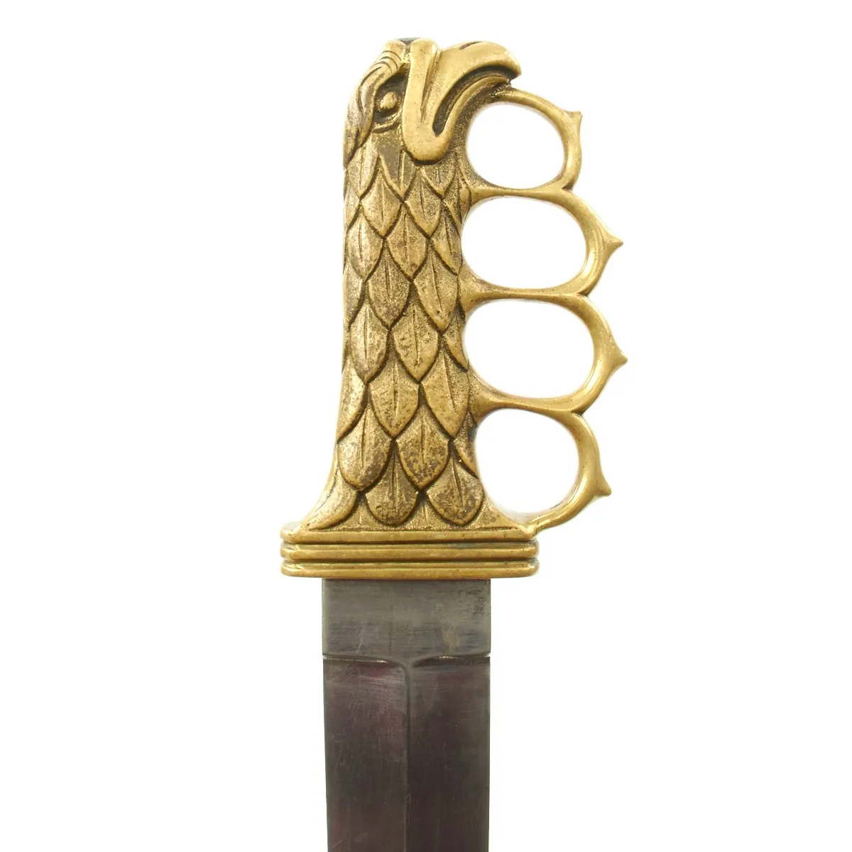 Original U.S. WWI Brass Eage Trench Knuckle Knife