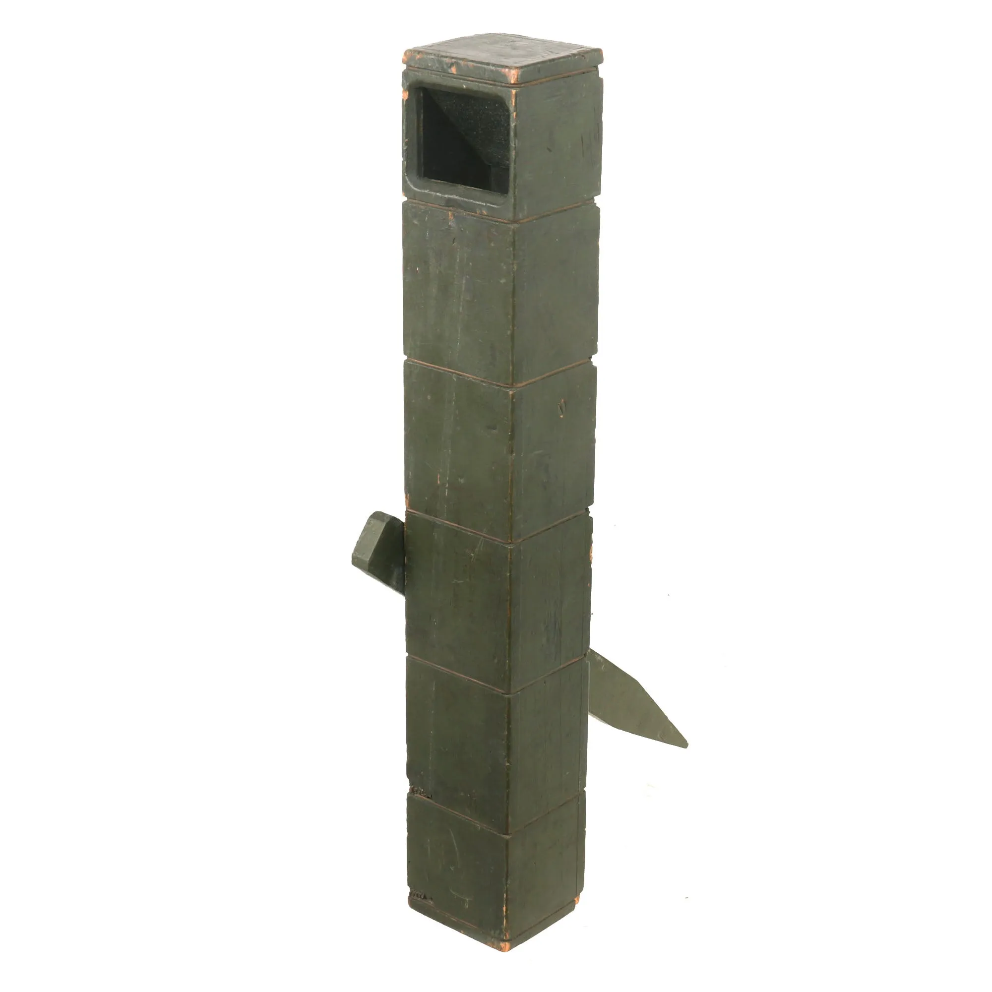 Original U.S. WWI Wooden Trench Periscope - Marked HQ