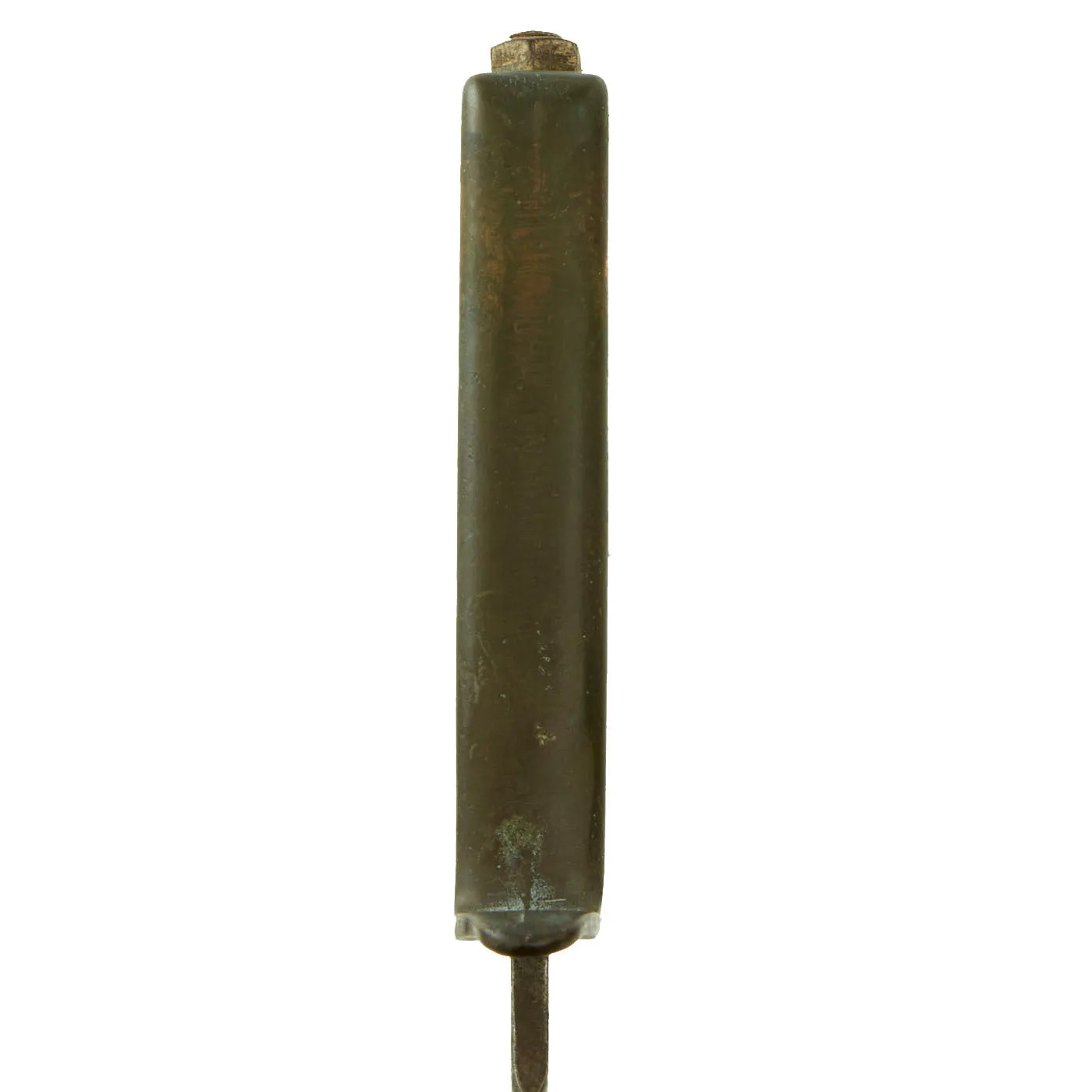 Original U.S. WWI/WWII Model 1918 Mark 1 Trench Knife “Paratrooper” Modified with 28th Infantry Division Marked M8 Scabbard