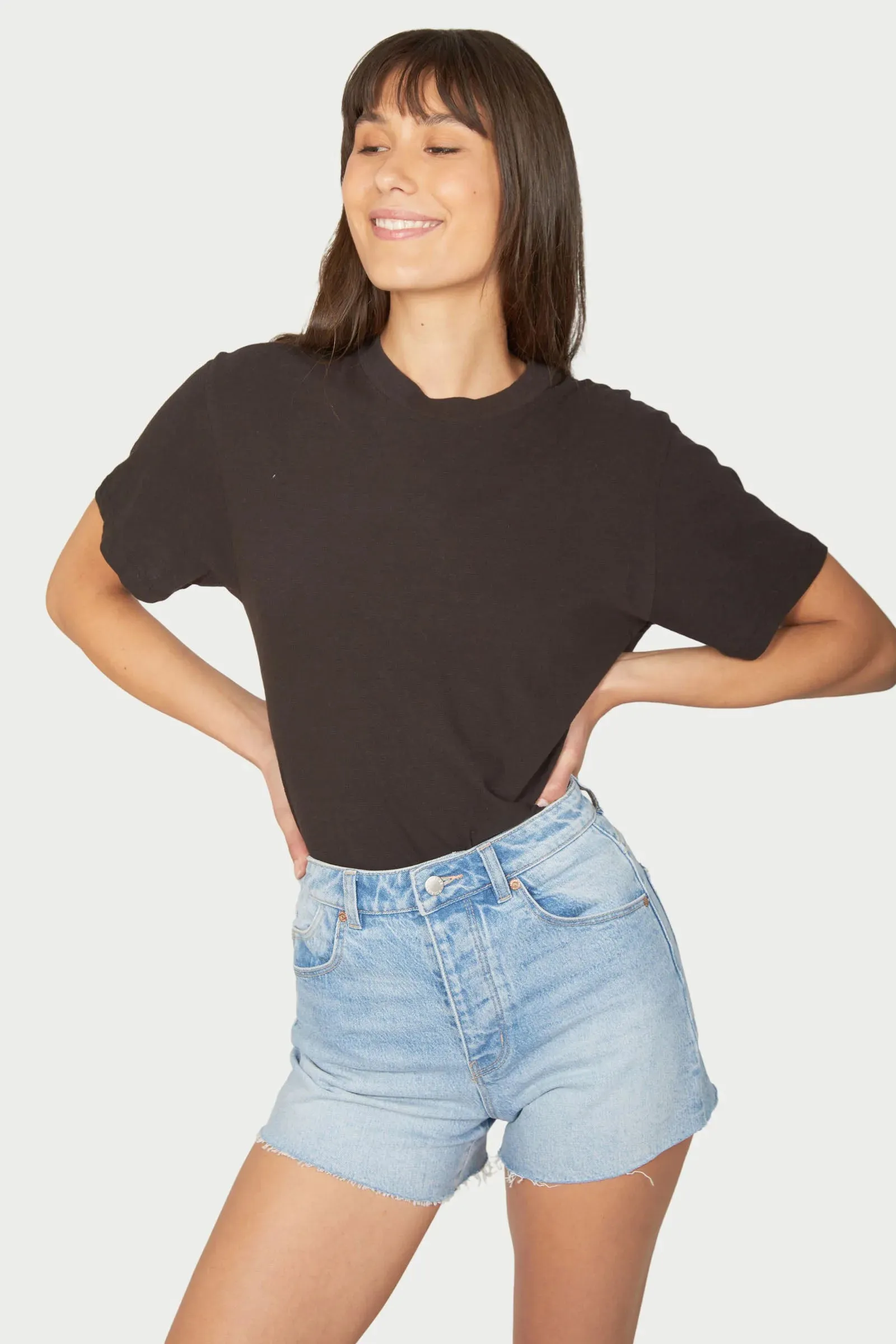 ROLLAS - Tomboy Tee Vintage Black