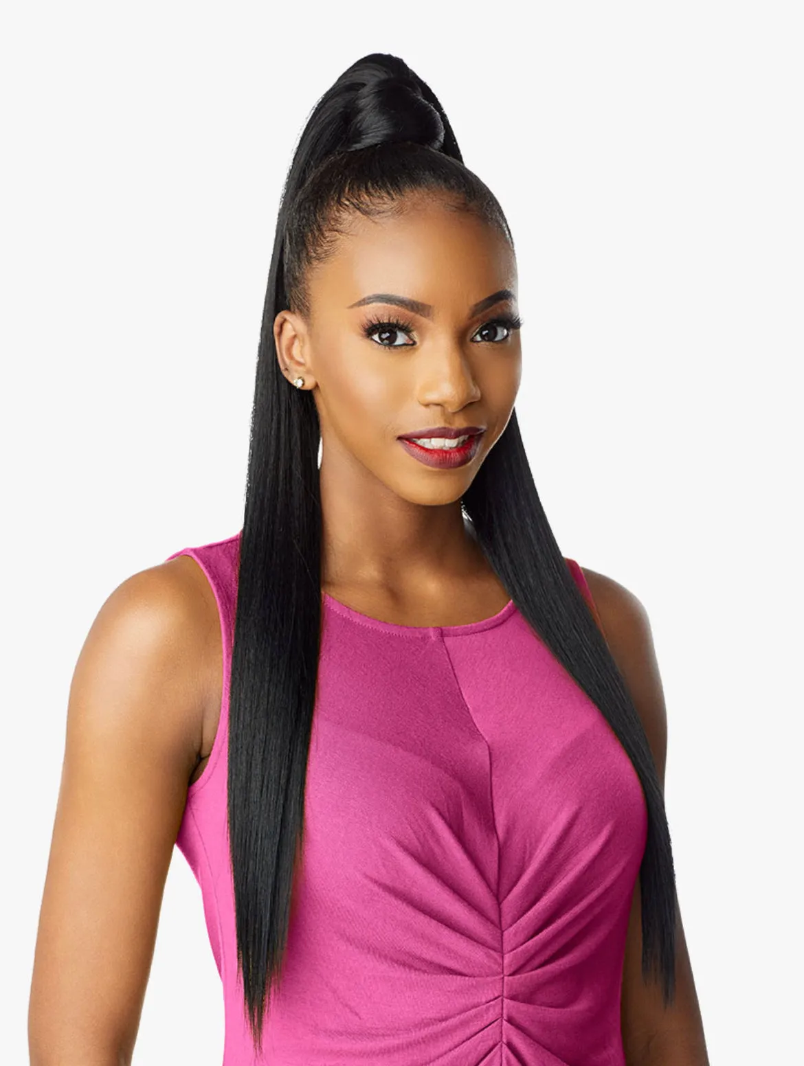 SENSATIONNEL SYNTHETIC PONYTAIL INSTANT PONY WRAP- STRAIGHT 30"