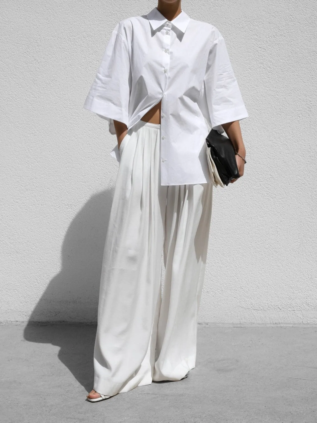 SILKET COTTON HALF SLEEVE BUTTON DOWN SHIRT