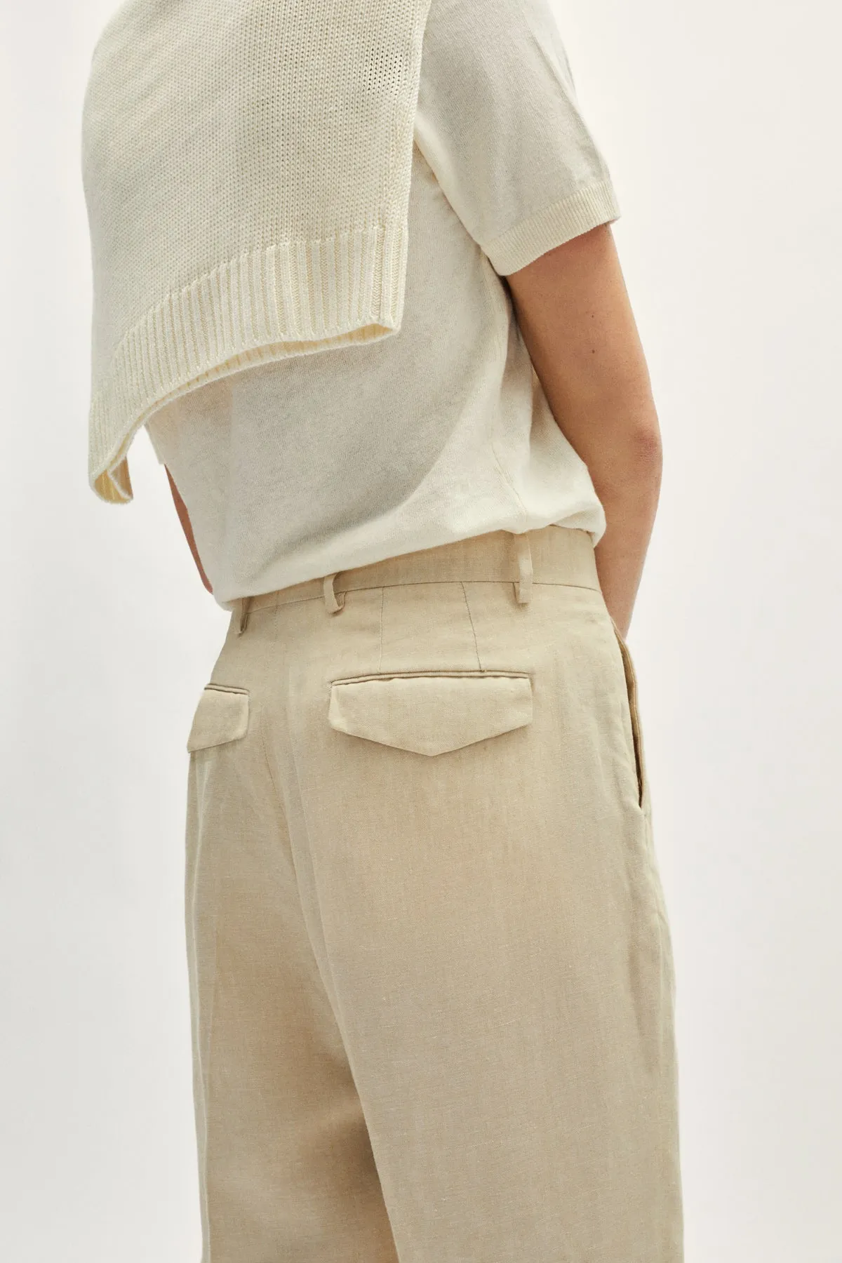 The Linen Twill Trousers