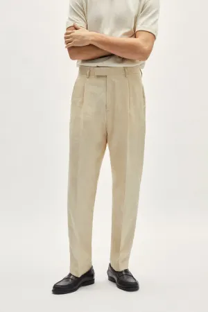 The Linen Twill Trousers