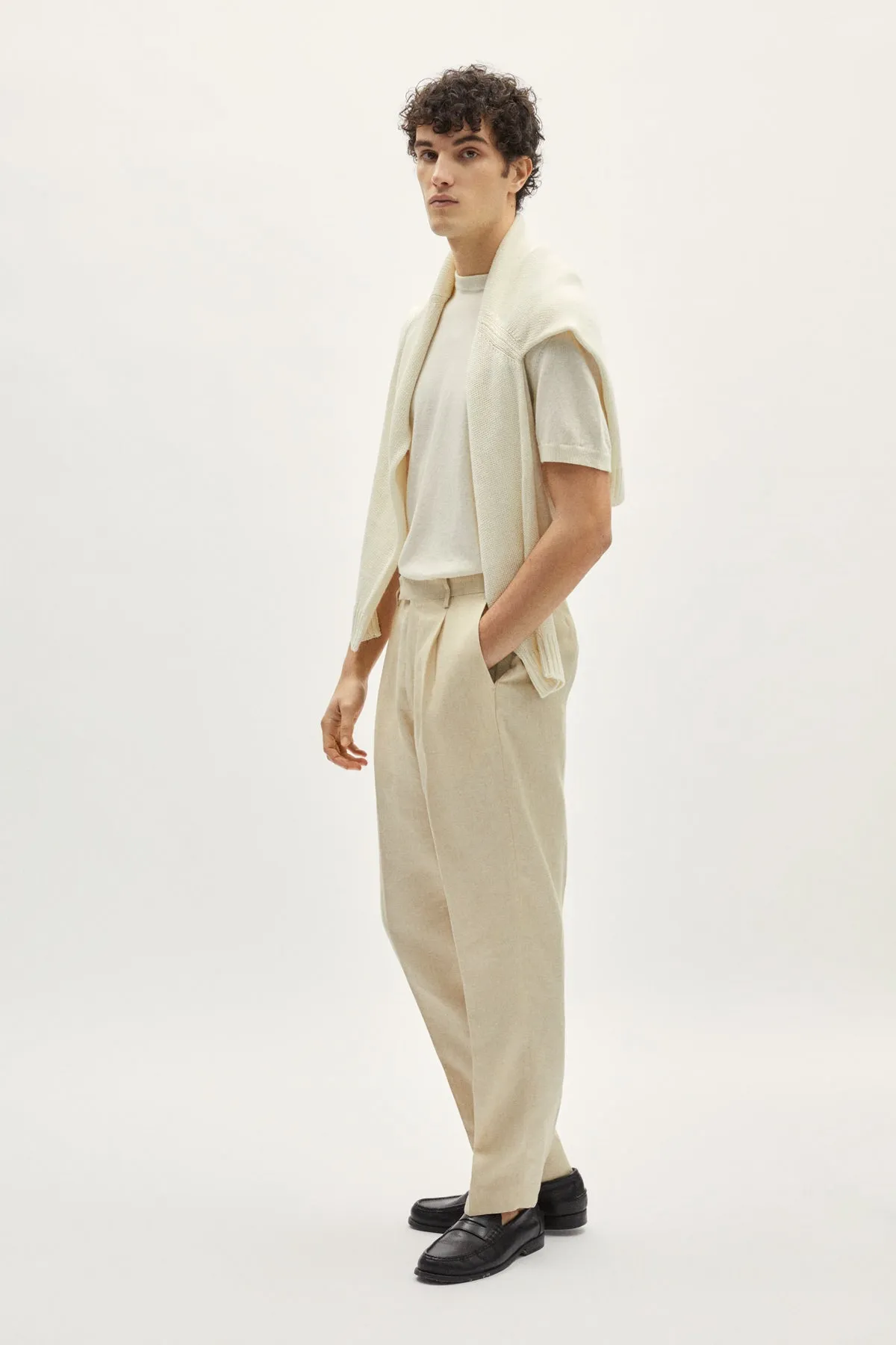 The Linen Twill Trousers