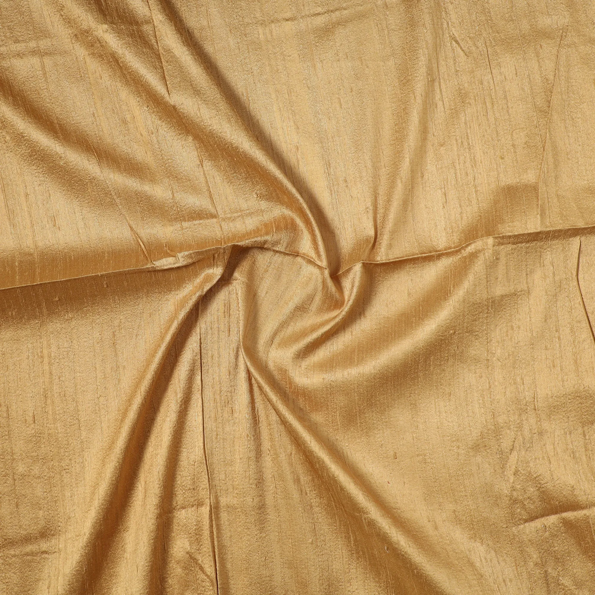 Yellow - Vidarbha Tussar Silk Cotton Handloom Precut Fabric (1 meter) 58