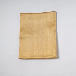 Yellow - Vidarbha Tussar Silk Cotton Handloom Precut Fabric (1 meter) 58